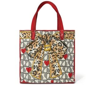 Brighton Wild Love Red and Gold Tote Bag